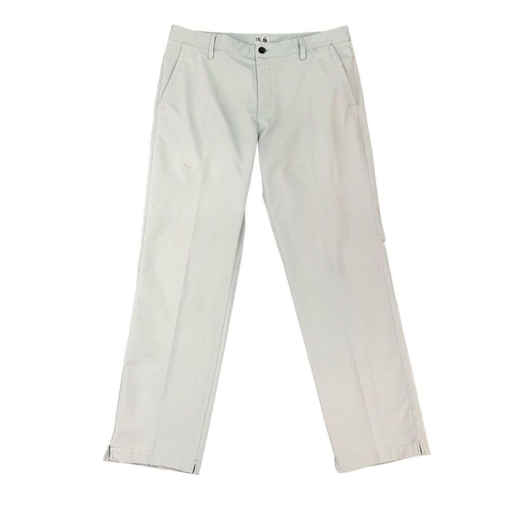 Adidas Pant Mens 34 Light Grey Golf Ultimate 365 Lightweight Stretch Straight